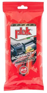 Plak Ściereczki czyszczące Chusteczki Nawilżane Do Kokpitu Samochodu Auta - Kosmetyki samochodowe - miniaturka - grafika 1