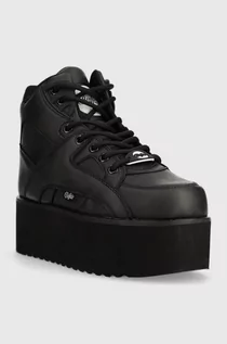 Sneakersy damskie - sneakersy BUFFALO - 1300-6  BLACK-39 - grafika 1