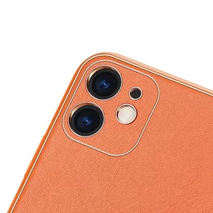 Dux Ducis Yolo eleganckie etui pokrowiec ze skóry ekologicznej iPhone 12 mini pomarańczowy - Etui i futerały do telefonów - miniaturka - grafika 3