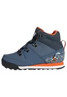 Buty trekkingowe dziecięce - adidas Dziecięce buty zimowe Terrex Disney Snowpitch Cold.rdy dla dzieci, niepiłka nożna, Mid, Core Black Grey Six Grey Four, 39 1/3 EU - miniaturka - grafika 1