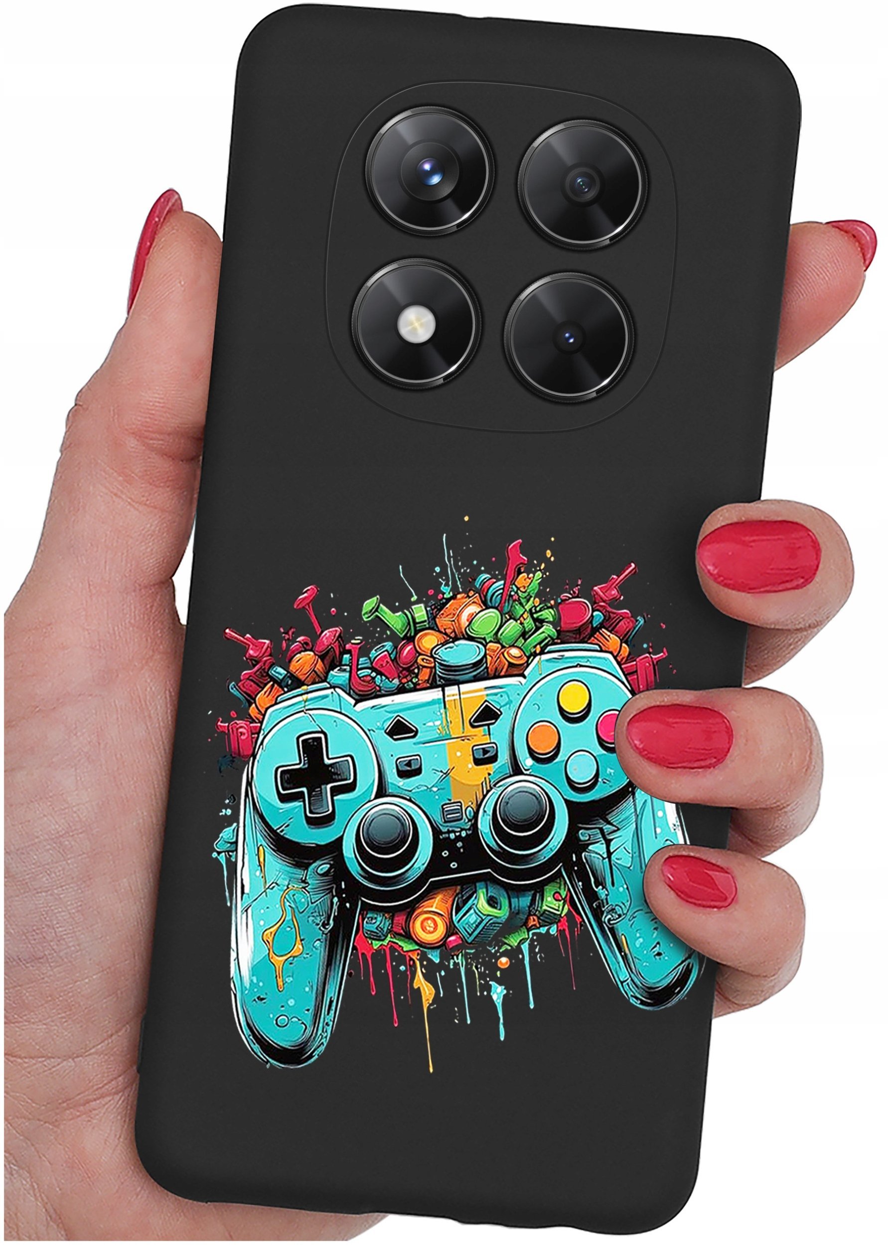 ETUI do Xiaomi Redmi Note 14 Pro+ 5G WZORY SILIKONOWE MATT CASE