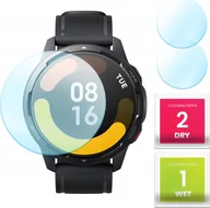 Akcesoria do smartwatchy - Hello Case 2-PAK Szkło Hybrydowe do Xiaomi Watch S1 Active Szybka, Szkiełko - miniaturka - grafika 1