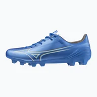 Piłka nożna - Buty piłkarskie męskie Mizuno α Select FG white/laser blue/gold WYSYŁKA W 24H 30 DNI NA ZWROT - miniaturka - grafika 1