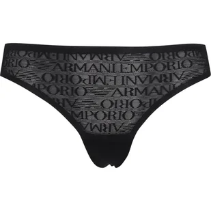 Emporio Armani Koronkowe stringi 2-pack - Majtki damskie - miniaturka - grafika 1