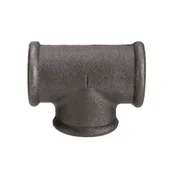 Łączniki, trójniki, kształtki - Trójnik czarny nakrętny 130 typ 3/4" Invena - miniaturka - grafika 1