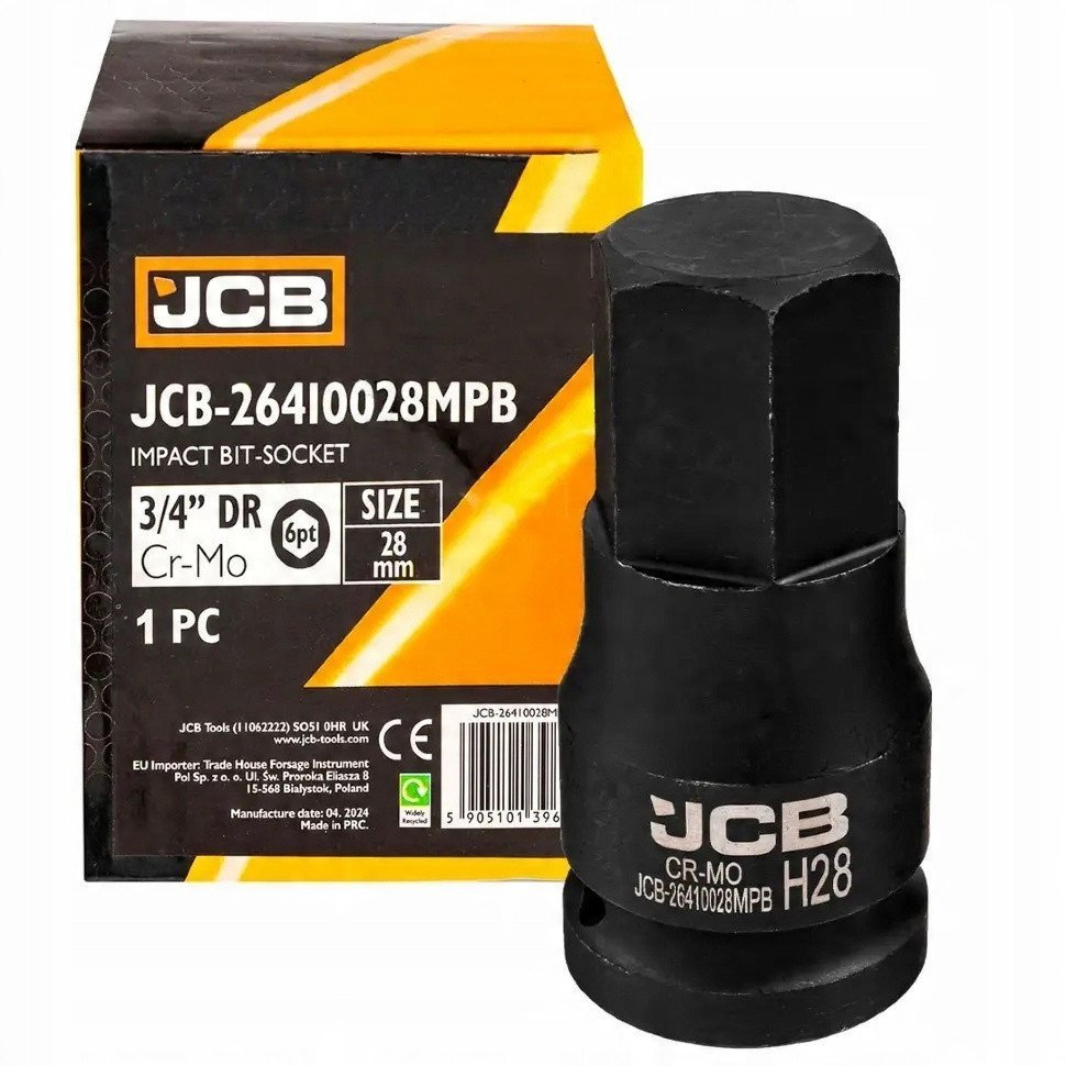 JCB Nasadka-bit udarowa 3/4