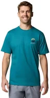 Koszulki męskie - Columbia Kettle River Outdoor Tee 2120411364 Zielone M - miniaturka - grafika 1