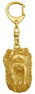 Breloki - Yorkshire Terrier, York, Jork, Yorkie II - pozłocony brelok do kluczy z psem, ozdoba torebki, luksusowy dodatek marki Art-Dog - miniaturka - grafika 1