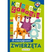 Książki edukacyjne - Kolorowe zadania do rozwiązywania. Zwierzęta - miniaturka - grafika 1