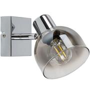 Lampy ścienne - Rabalux Tarien 3248 kinkiet lampa ścienna 1x40W E14 dymiony/chrom - miniaturka - grafika 1