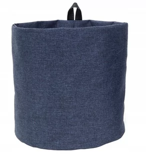 Niebieski materiałowy organizer Bigso Box of Sweden Hang, ø 22 cm - Kosze wiklinowe - miniaturka - grafika 1