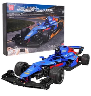 Konstrukcyjne Klocki Niebieski Auto 1065El. - Klocki - miniaturka - grafika 1