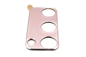 Dekielki do obiektywów - System-S Osłona obiektywu aparatu osłona obiektywu aluminium do Samsung Galaxy S20 FE różowa - miniaturka - grafika 1