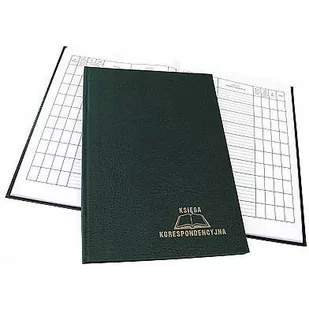 WARTA Książka korespondencyjna A4/192 zielona Warta - Druki akcydensowe - miniaturka - grafika 1