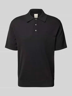 Koszulka polo o kroju regular fit z wyhaftowanym logo model ‘SUPIMA’ - Koszulki męskie - miniaturka - grafika 1