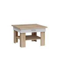 Ławy i stoliki kawowe - Ława Omega MebloCross Biały Mat / Biały Połysk - miniaturka - grafika 1