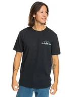 Koszulki męskie - Quiksilver Koszulka męska czarna S - miniaturka - grafika 1