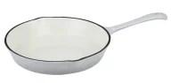 Patelnie - Szara żeliwna patelnia z żaroodporną emalią 20cm - Valis 8X - miniaturka - grafika 1