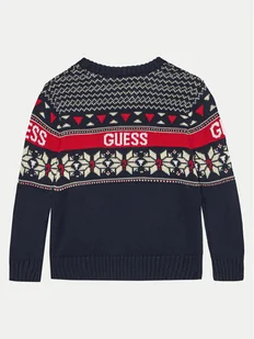 Guess Sweter N4BR04 Z2NN0 Kolorowy Regular Fit - Swetry dla chłopców - miniaturka - grafika 1