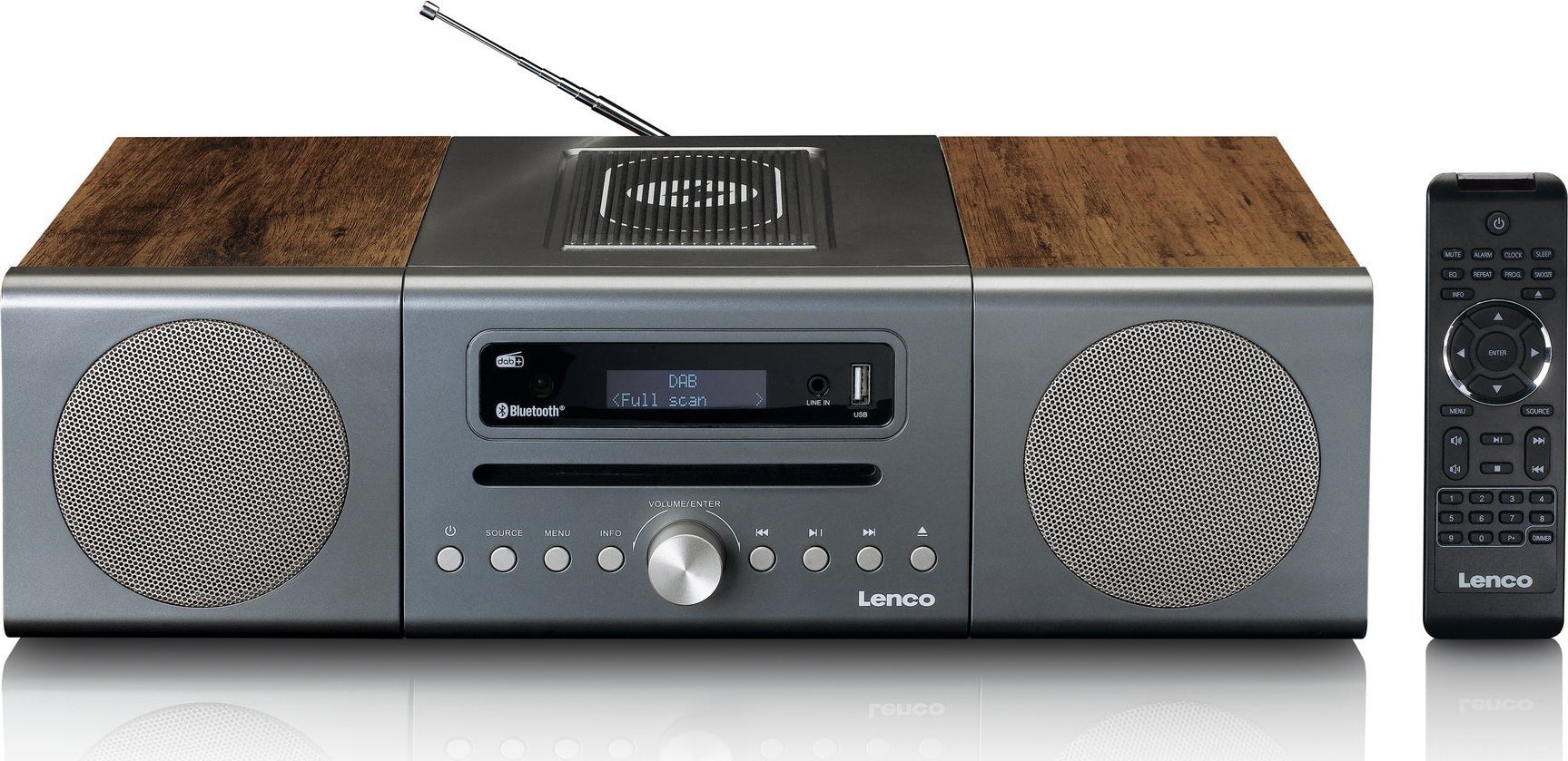 Lenco MC-175 silver
