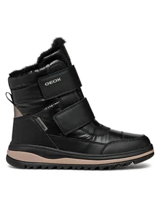 Geox Kozaki J Adelhide Girl B Ab J46EWC 0LVBC C9999 S Czarny - Buty dla dziewczynek - miniaturka - grafika 1