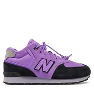 Buty dla dziewczynek - Sneakersy New Balance PV574HXG Fioletowy - miniaturka - grafika 1