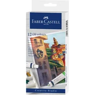 Farby i media malarskie - Faber-Castell Farby Olejne W Tubkach 12 Kol X 9 Ml - miniaturka - grafika 1