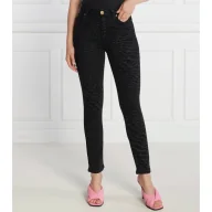 Spodnie damskie - Pinko Jeansy SUSAN NO BELT SKINNY DENIM BLK | Skinny fit - miniaturka - grafika 1