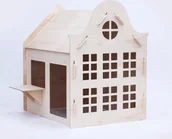 Domki dla lalek - PlayHouse Wood – Drewniany Domek do Zabawy dla Dzieci - miniaturka - grafika 1