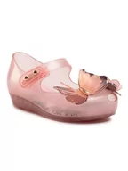 Buty dla dziewczynek - Melissa Półbuty Mini Ultragirl Fly III 32849 Różowy - miniaturka - grafika 1