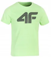 Koszulki męskie - 4F CHĹOPIÄCA KOSZULKA T-SHIRT BAWEĹNA / rozm 158 - miniaturka - grafika 1