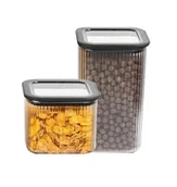 Pojemniki kuchenne - ZESTAW POJEMNIKÓW KUCHENNYCH NA PRODUKTY SYPKIE BRANQ NEROLI 0,7L + 1,57L - miniaturka - grafika 1