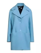 Płaszcze damskie - Love Moschino Płaszcz damski, jasnoniebieski, 46 - miniaturka - grafika 1