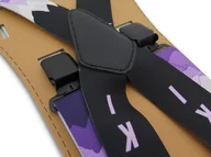 Dodatki do ubrań - Czarno-fioletowe szerokie narciarskie szelki do spodni - SKI T39 - miniaturka - grafika 1