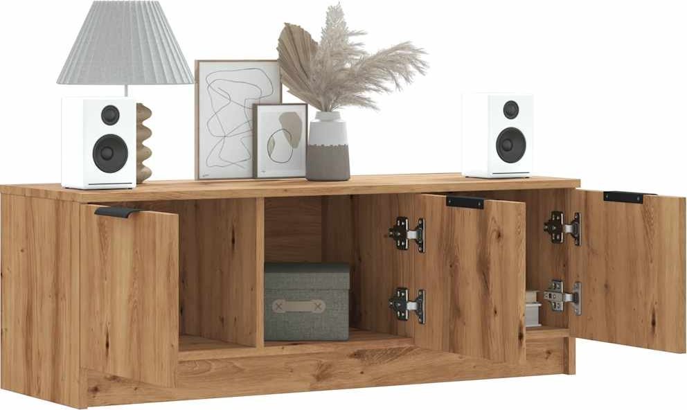 vidaXL Szafka pod telewizor, dab artisan, 102x35x36,5 cm