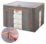 Pokrowce na ubrania - Pokrowiec Organizer XL mocny Duży torba na odzież pościel koc do szafy - miniaturka - grafika 1