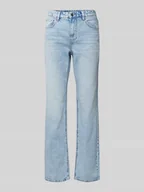 Spodnie damskie - Jeansy o kroju straight fit z mieszanki bawełny model ‘TESSA’ - miniaturka - grafika 1