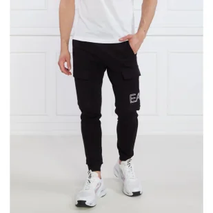 EA7 Spodnie dresowe | Regular Fit - Dresy męskie - miniaturka - grafika 1