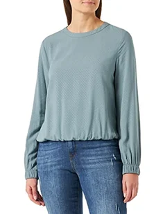 s.Oliver Bernd Freier GmbH & Co. KG Bluzka damska z długim rękawem, niebiesko-zielona, 40, Niebieski zielony, 40 - Bluzki damskie - miniaturka - grafika 1