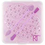 Pędzle do makijażu - Real Techniques Eye Reusable Eye Shields + Swabs aplikator ochronne płatki 2 szt. + patyczki 2 szt. + etui dla kobiet - miniaturka - grafika 1