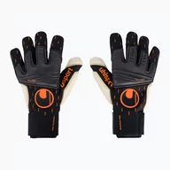 Piłka nożna - Rękawice bramkarskie uhlsport Speed Contact Absolutgrip Reflex czarno-białe 101126201 45056 - miniaturka - grafika 1