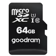 Karty pamięci - Karta pamięci GOODRAM Power microSDXC 64GB + Adapter - miniaturka - grafika 1