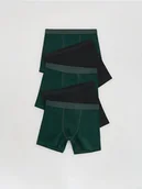Skarpetki dla dzieci - Reserved - Bawełniane bokserki 5 pack - ciemnozielony - miniaturka - grafika 1