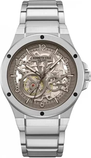 Zegarek Zegarek męski KENNETH COLE KCWGY0063302 stalowy klasyczny skeleton - Zegarki męskie - miniaturka - grafika 1