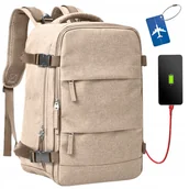 Plecaki - PLECAK PREMIUM BAGAŻ DO SAMOLOTU RYANAIR WIZZAIR 40x25x20 Z ZAWIESZKA - miniaturka - grafika 1