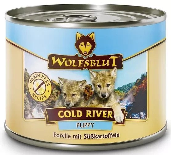 Wolfsblut Cold River Mokra Karma dla Szczeniąt Pstrąg 200g