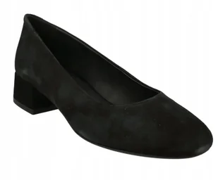 GEOX CZÓŁENKA CZARNE WSUWANE NA OBCASIE DAMSKIE 36 Ż7Q - Czółenka - miniaturka - grafika 1