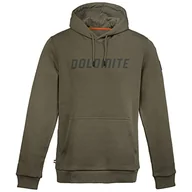 Bluzy męskie - Dolomite Bluza męska z logo, zielona Backwoods, L, Backwoods Green, L - miniaturka - grafika 1