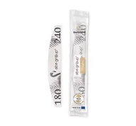 Akcesoria do paznokci - Aba Group Pilnik do Paznokci Półksiężyc 180/240 Sterylny - miniaturka - grafika 1