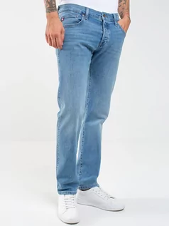 Spodnie męskie - BIG STAR Dżinsy "Ronald" - Regular fit - w kolorze błękitnym - grafika 1